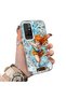 Redmi 10 2022 Compatible Silicone Hard-Edge Back Case with Nami Pattern—Phone Case for Couples