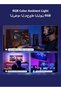 شريط إضاءة LED بطول 2 متر يعمل بمنفذ USB، شريط إضاءة RGB ذكي مقاوم للماء بتقنية بلوتوث مع جهاز تحكم عن بعد ومؤقت - 2