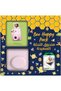 مجموعة Instax Mini 12 Bee Happy – لون وردي زهري (نسخة المملكة العربية السعودية، ضمان سنتين) – تتضمن (كاميرا + ملحقات)
