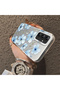 Samsung Galaxy A34 Compatible Silicone Hard-Edge Back Case with Floral Print—Romantic Couple Phone Case - 4