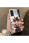 Samsung Galaxy A14 Compatible Silicone Hard-Edge Back Case with Dragon Ball Design—Romantic Couple Phone Case - 3