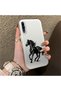 Samsung Galaxy A50 Compatible Silicone Hard-Edge Back Case with Patterned "Loving Couple" Phone Case - 3