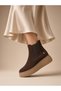 Kemal Aygün-Mammamia MammComfort Women's Genuine Nubuck Leather thick-soled Chelsea Boots - 4