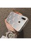 Samsung Galaxy A30 Compatible Silicone Hard-Edge Back Case with Bow Tie Pattern—Cute Couple Phone Case - 4