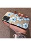 Samsung Galaxy A07 Compatible Silicone Hard-Edge Back Case with Floral Print—Romantic Couple Phone Case - 2