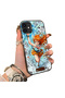 iPhone 11-Compatible Silicone Hard-Edge Back Case with Nami Pattern—Lovers' Phone Case