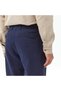 Men's Regular Fit Navy Blue Trousers - 5