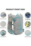 Light Gray Multi-Function Running Vest Backpack, Breathable Hydration Vest with Reflective De - 6
