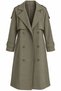 Khaki Oriana Trench Coat - 2Y7589