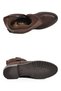Women's Coffee Nubuck Genuine Leather Rubber Sole Stylish and Comfortable Women's Boots 20751K - 5