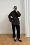 Arched-Neck Felt Tunic 3-4617