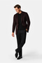 6 Drop Regular Fit Standard Cut 100% Wool Mono-Collar Blazer Jacket - 5