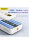 10000mAh Portable Power Bank - Fast Charger with Built-in USB Cables, 30W High Speed Charging USB C Battery Pack, Mini LED Display Powerbank - 7