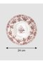 LCW HOME Assorted Floral Porcelain Serving Plate, 24 cm - 2