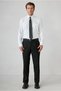 4 Drop Relaxed Fit Comfortable Cut Striped Pointed Collar Suit - 5