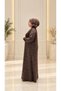 Women's Plus-Size Glittery Paneled Dress - 3