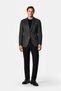 6 Drop Regular Fit Standard Cut 100% Wool Mono-Collar Blazer Jacket - 6