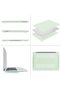 حافظة متوافقة مع جهاز MacBook Pro مقاس 13 بوصة، طراز M2 وM1، لون أخضر فاتح. - 5
