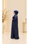 Women's Plus-Size Glittery Paneled Dress - 3