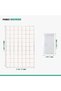 Rose Gold Wall Grid Panel Set of 2, Mesh Photo Display Board - 3