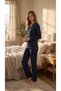 Angelique 100% Cotton Long-Sleeve Polka Dot Women's Pajama Set 40122-40123 - 2