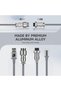 C01 Coiled Keyboard Cable, Pro Custom USB-C Aviator Cable-Grey - 2