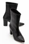 ZRİN-4805 Premium Thick-Heeled Boots, Black, 11 cm - 4