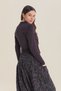 Long-Sleeved Wrap Blouse with Draped Details - 4