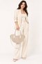 Women's Suede Half-Moon Shoulder Bag: Stylish Hand and Shoulder Bag with Boat-Shaped Shoulder Detail