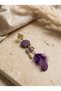 Handmade Earring with Feather Detail - 3