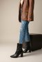 ZRİN-4805 Premium Thick-Heeled Boots, Black, 11 cm - 5