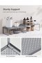 Set of 2 Metal Spice Racks, Stackable Expandable Shelf Risers - 4