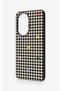 Honor 200 5G-Compatible Silicone Case with Heart-Shaped Plaid Pattern - 4