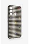 Tecno Spark 8C Compatible Silicone Case with Heart-Shaped Plaid Pattern - 3