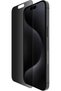 ScreenForce TemperedGlass Treated Privacy Screen Protector for iPhone 15 Pro Max - Slim & Scratch-Re
