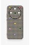 Honor Magic 8 Lite Compatible Silicone Case with Heart-Shaped Plaid Pattern - 2