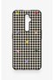 Oppo Reno 2Z Compatible Silicone Case with Heart-Shaped Plaid Pattern - 2