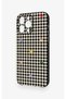 iPhone 13 Pro Max Compatible Silicone Case with Heart-Shaped Plaid Pattern - 4