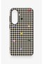Samsung A37 Compatible Silicone Case with Heart-Shaped Plaid Pattern - 2