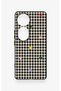 Vivo V40 Compatible Silicone Case with Heart-Shaped Plaid Pattern - 2