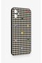 Samsung A05 Compatible Silicone Case with Heart-Shaped Plaid Pattern - 3
