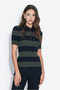 Polo Collar Knitwear Blouse - 3