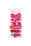 Set of 6 Girls' Hair Clips: Pink Strawberry Rabbit Bow Clips and Hair Accessories - 5