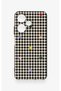 Infinix Hot 30i Compatible Silicone Case with Heart-Shaped Plaid Pattern - 2