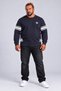 Men's Plus Size Crew Neck Duoflex Sweatshirt 26700 Navy Blue