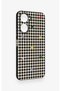 Vivo Y18 Compatible Silicone Case with Heart-Shaped Plaid Pattern - 3
