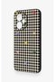 Honor 400 Compatible Silicone Case with Heart-Shaped Plaid Pattern - 4
