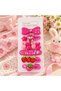Set of 6 Girls' Hair Clips: Pink Strawberry Rabbit Bow Clips and Hair Accessories