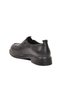 Black Genuine Leather Women's Casual Shoes with Side Elastic Bands—Stylish, Comfortable, Classic Shoes 2550403K - 4