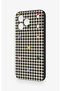 Tecno Spark 50 4G-Compatible Silicone Case with Heart-Shaped Plaid Pattern - 4